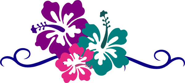 Hibiscus Clip Art - Hibiscus Clip Art (600x269)