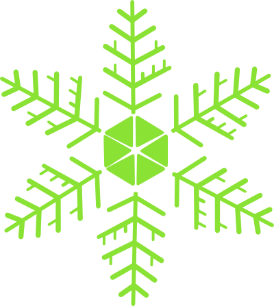 Transparent Snowflake Clipart - Snowflake Png (400x447)