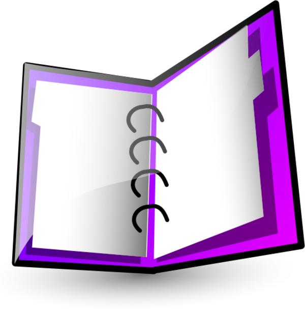 Dossier - Clipart - Binder Clip Art (600x607)