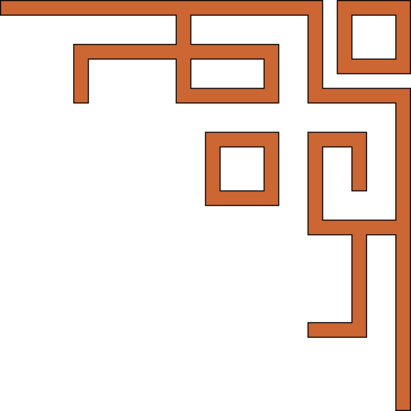 Free Vector Orleans Express Upper Right Corner Clip - Visual Novel Text Box (600x600)