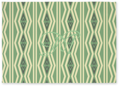 Fresh Green Geometric 5x7' Area Rug - Circle (460x460)