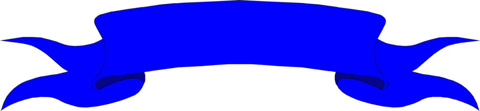 Blue Ribbon Banner Clipart - Blue Banner No Background (958x222)
