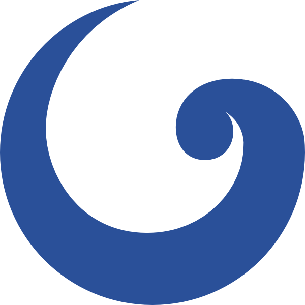 Simple Swirl Cliparts - Simple Blue Swirls (600x600)