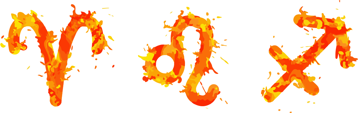Fire Signs Of The Zodiac Astrological Fire Signs Elements - Fire Signs Zodiac Symbols (1280x400)