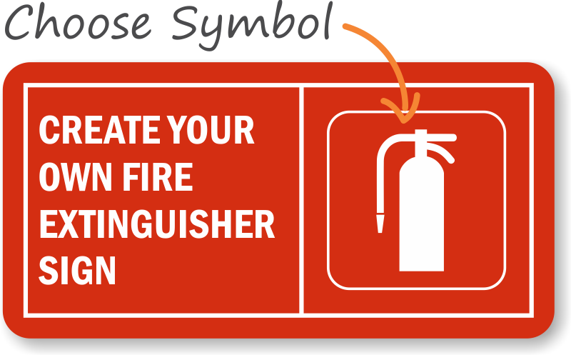 Create Your Own Fire Extinguisher Sign Learn More - Fire Extinguisher Signs And Symbols (800x497)