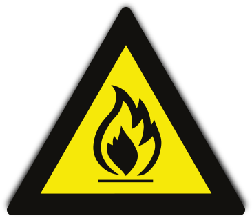 Beware Of Fire Hazard Safety Sign Ww02 - Riesgo De Electrocucion (400x400)