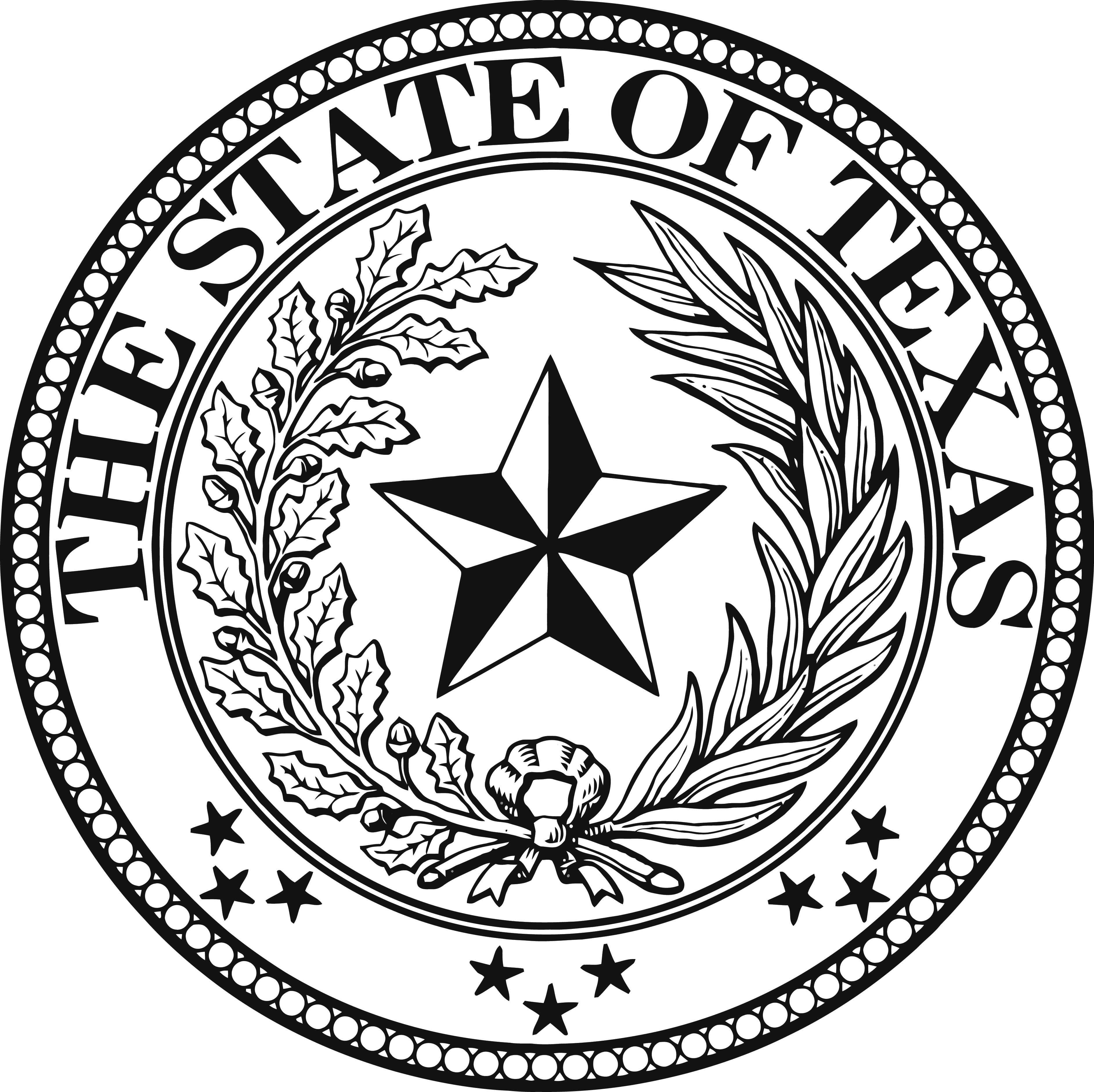 Incentives - State Of Texas Seal (3770x3762)
