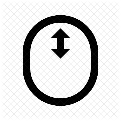 Mouse Scrolling Icon - Cross (512x512)