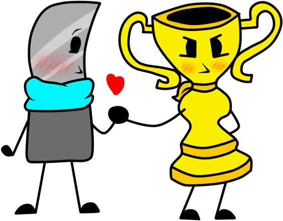 Knife X Trophy By Oddlyfuntime - Inanimate Insanity Knife X Trophy (640x480)
