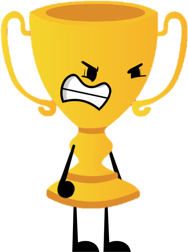 Trophy Is A Contestant From O - Inanimate Insanity Trophy (642x827)