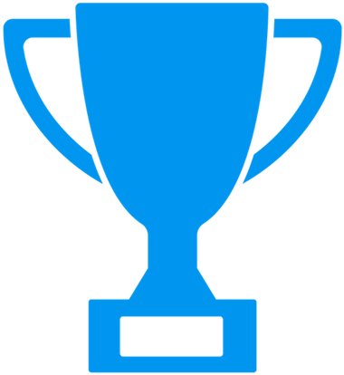 Trophy Blue Png - Trophy Blue (837x450)