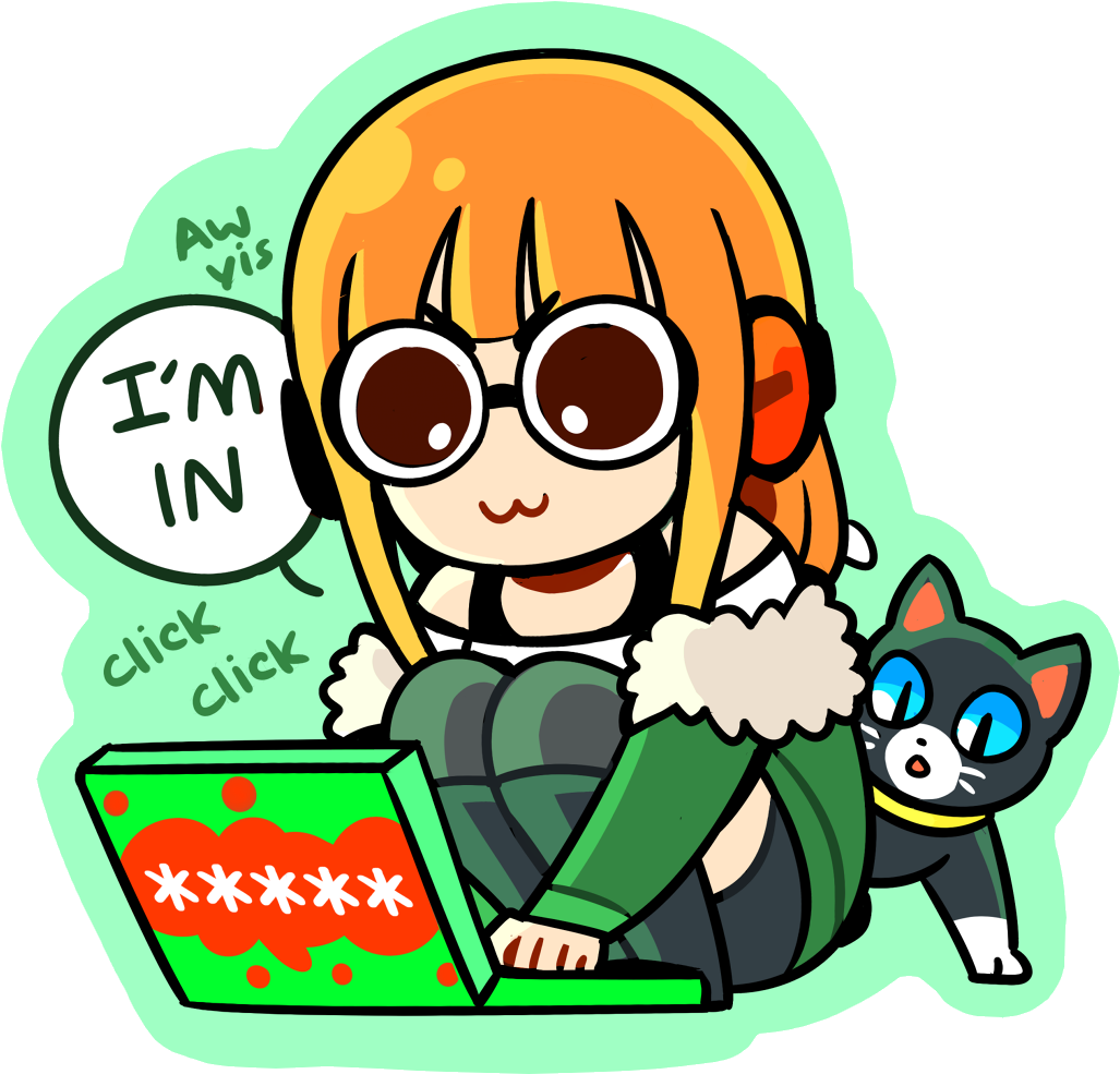 Futaba Sakura [sticker] - Storenvy (1050x1008)