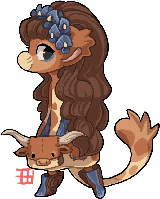 Texas Longhorn By Griffsnuff - Cartoon (519x676)