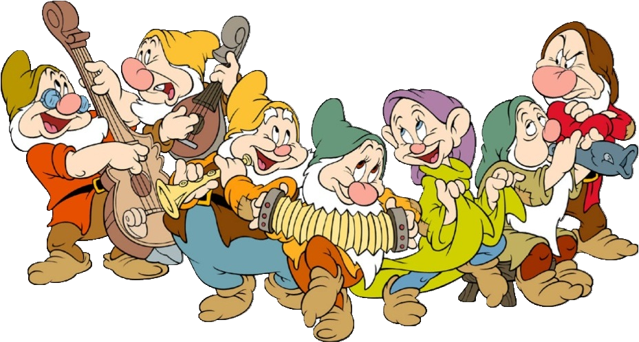 Snow White And The Seven Dwarfs Clip Art - White And The Seven Dwarfs (929x498)