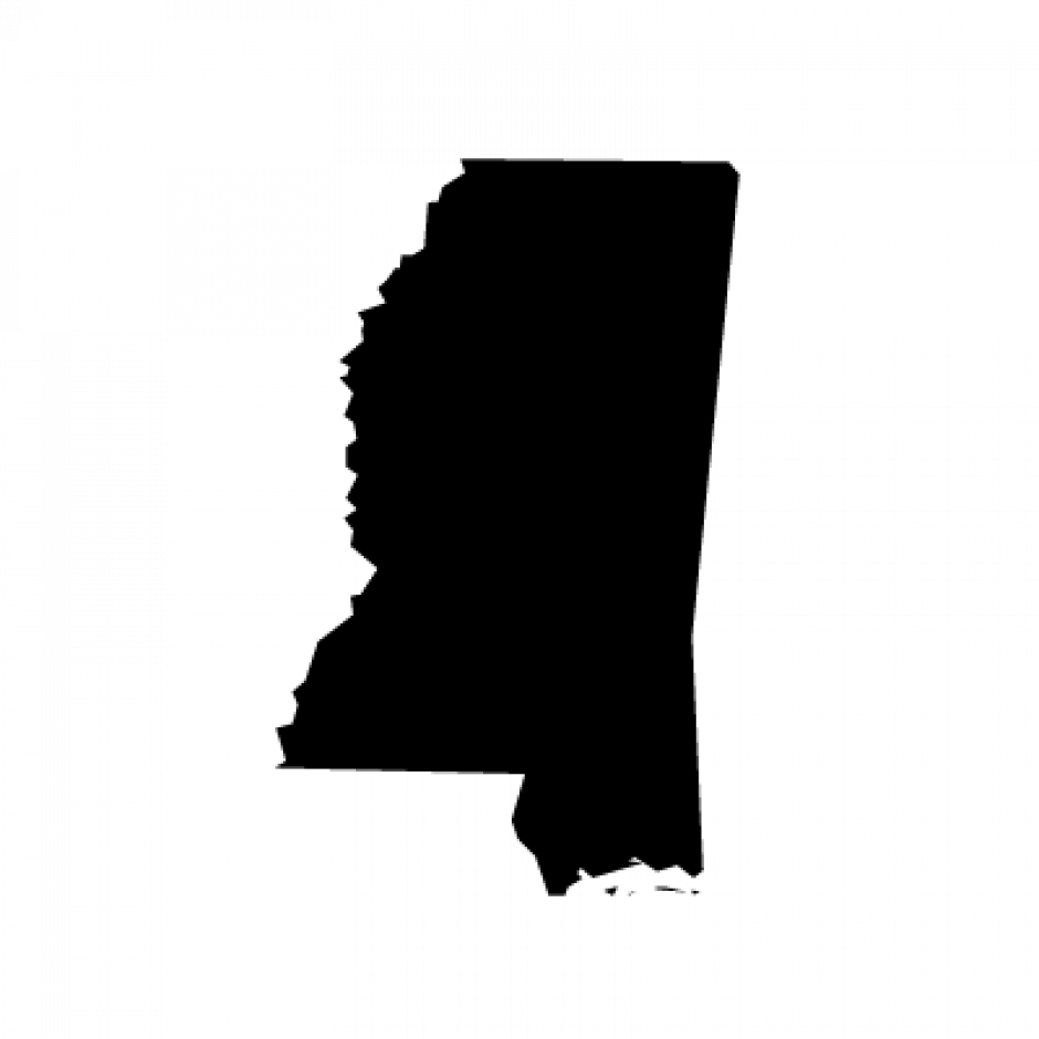 Mississippi State Clipart Free Mississippi State Silhouette Full
