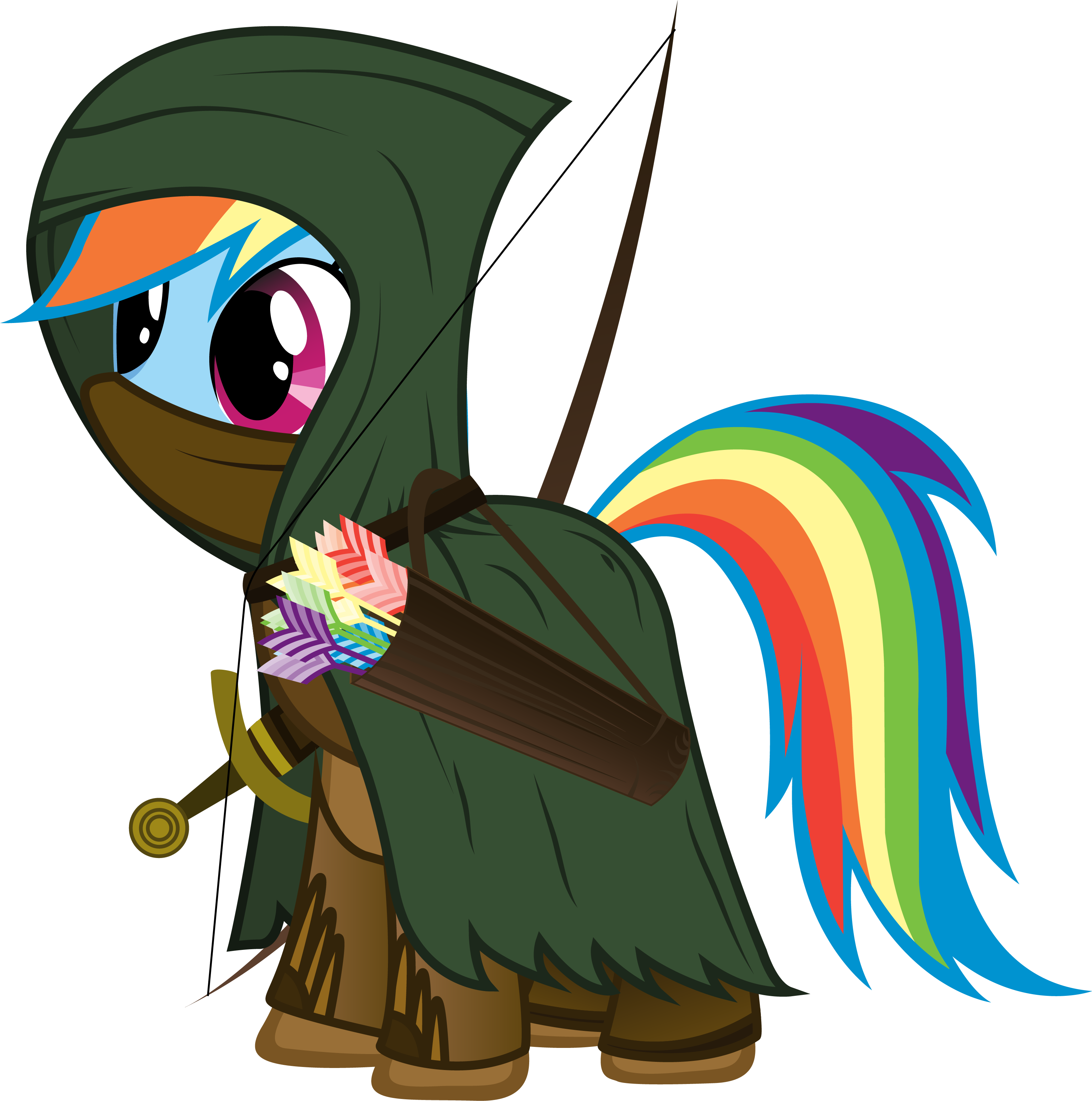 Archer Dash, Arrow, Arrows, Artist - Mlp Fim Rainbow Dash (3208x3342)