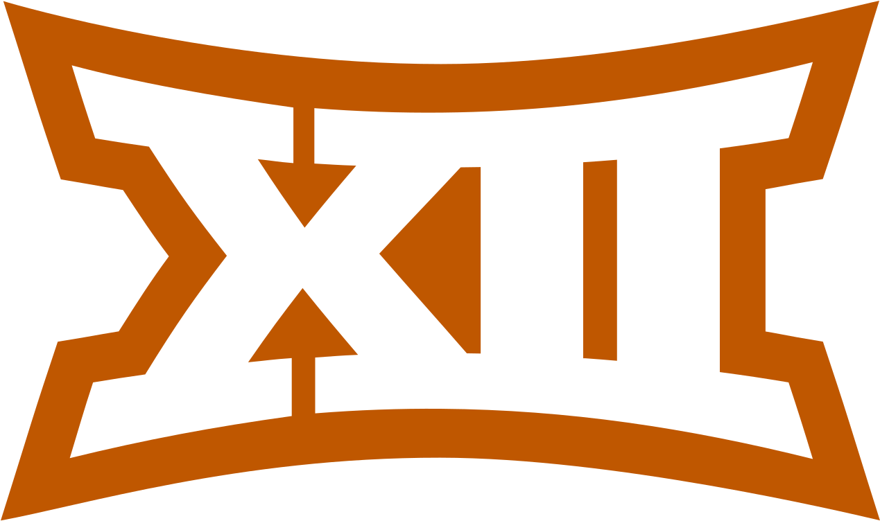 Big 12 Logo In Texas Colors - Big 12 Logo - (2000x1189) Png Clipart Downloa...