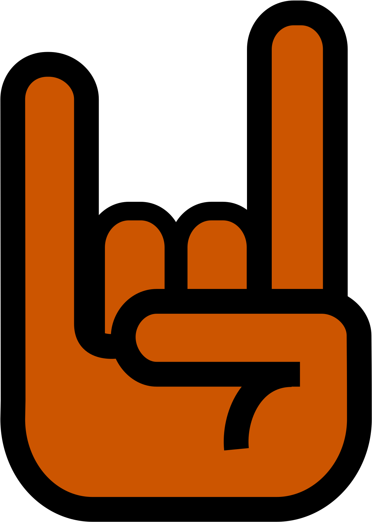 File - Hookem Hand - Svg - Texas Longhorns (2000x2000)