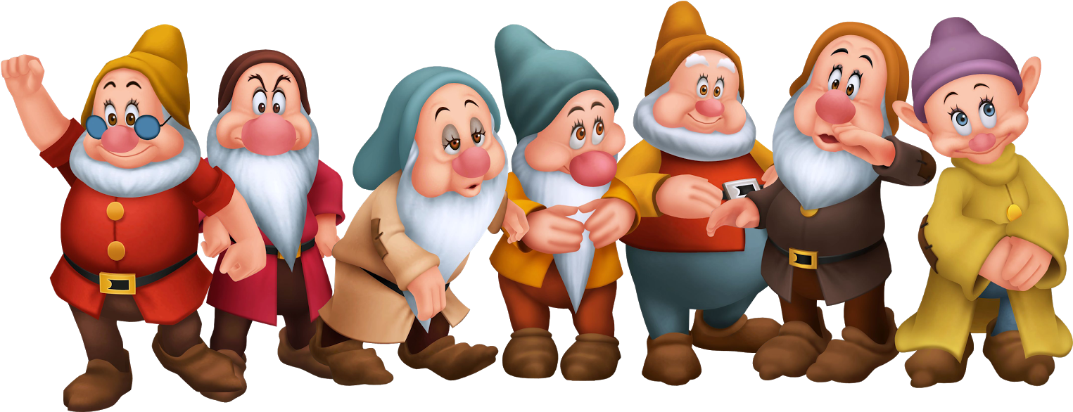 7 Dwarfs Clip Art - Snow White 7 Dwarfs Png - (1600x667) Png Clipart ...