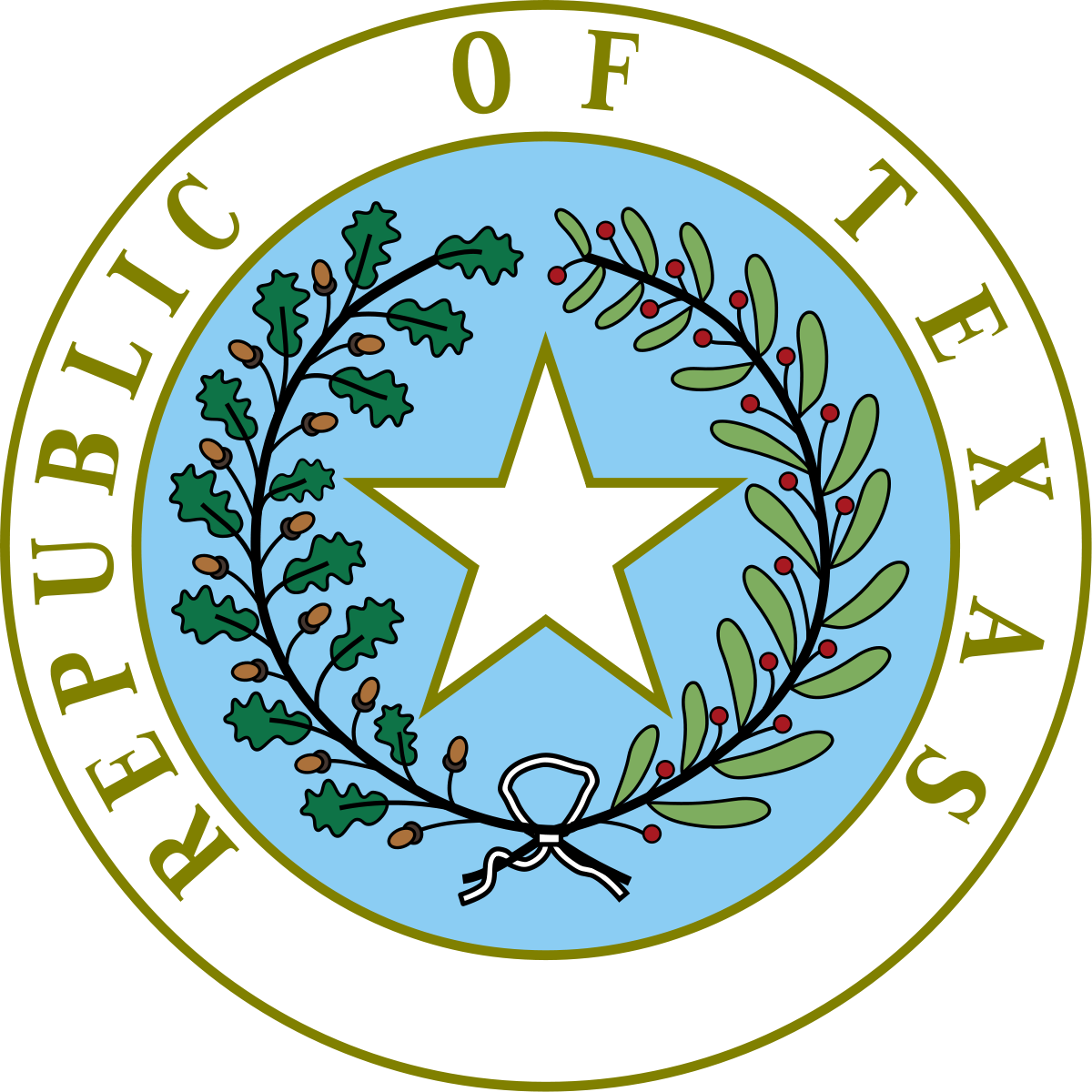 Republic Of Texas Seal (2000x2000)