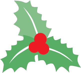 Holly Leaves - Impatiens (349x349)