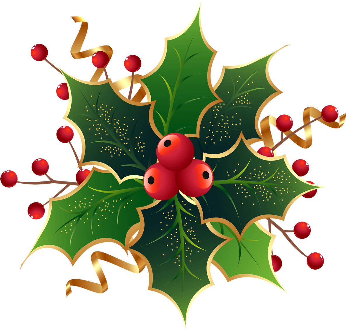 Ornament Christmas Bells, Christmas Holly Pine Png - Christmas Holly Png (1200x1144)