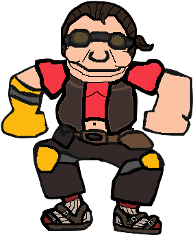 The Texas Tech-hand In A Shellnut By Cdcagent - Shellnut Tf2 (316x431)