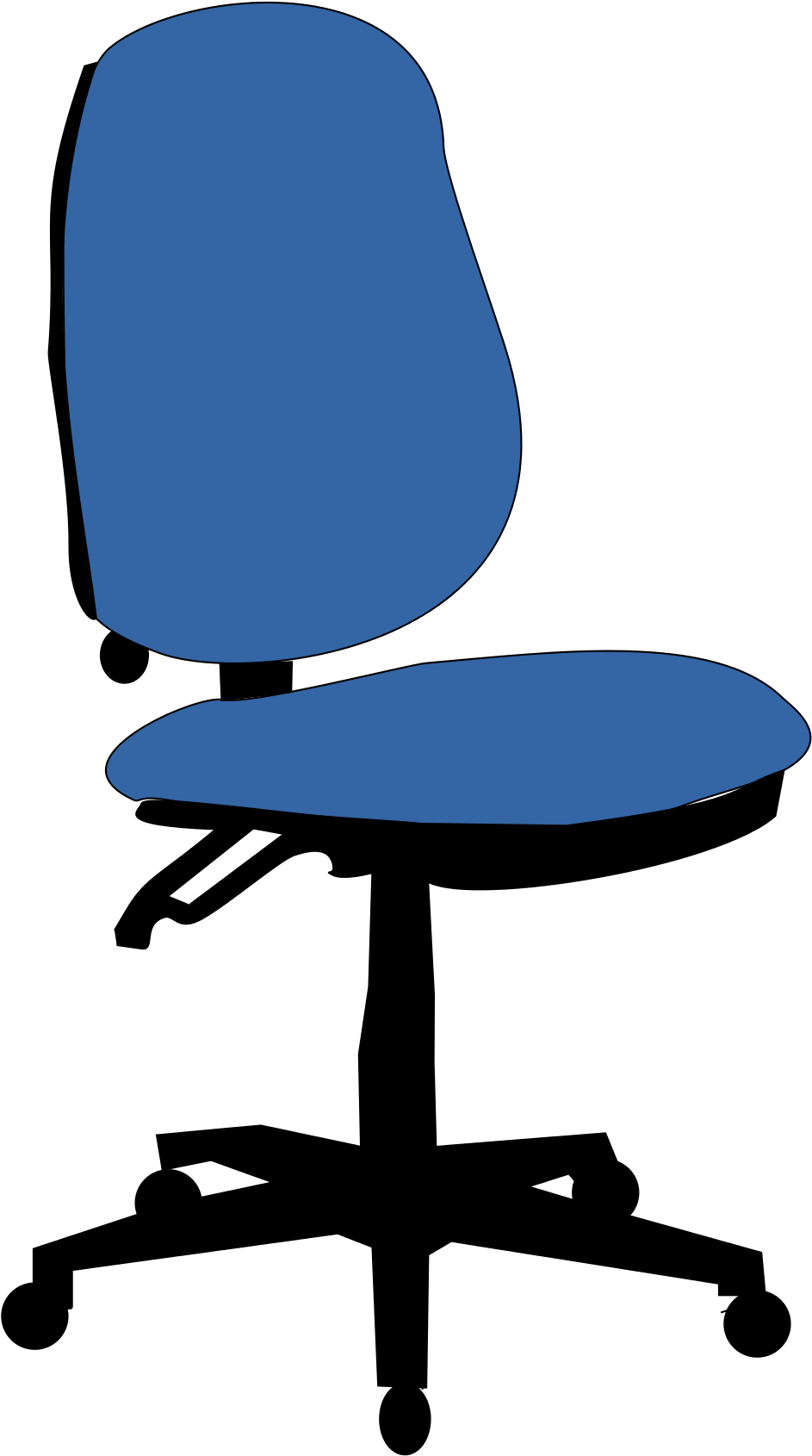 Open - Chair Svg (1000x1712)