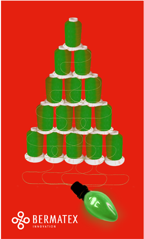 Christmas Card For Intelligent Fiber Manufacturer - Art Director (487x487)