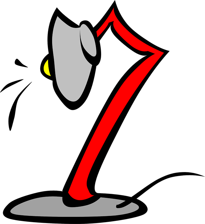 Desk Lamp Clip Art At Clker - Cartoon Lamp (657x720)