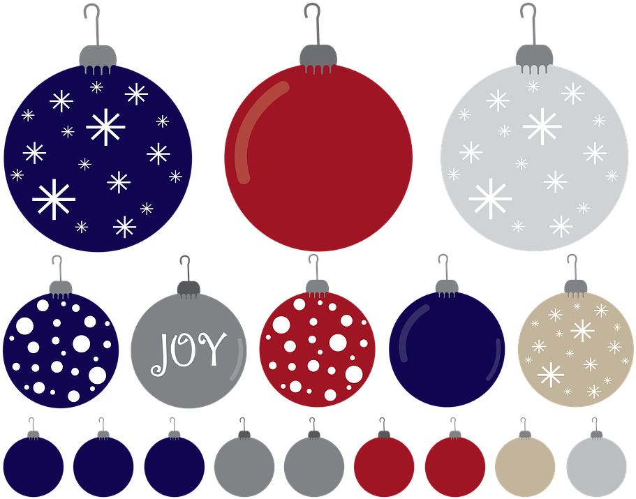 Christmas Ornament Clipart - Christmas Ornaments Clipart (932x720)
