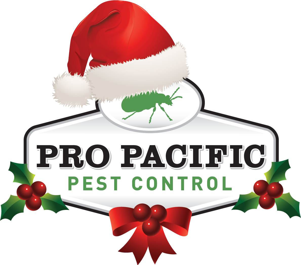 Pro Pacific Pest Control Christmas Logo - Pest Control (1189x1048)