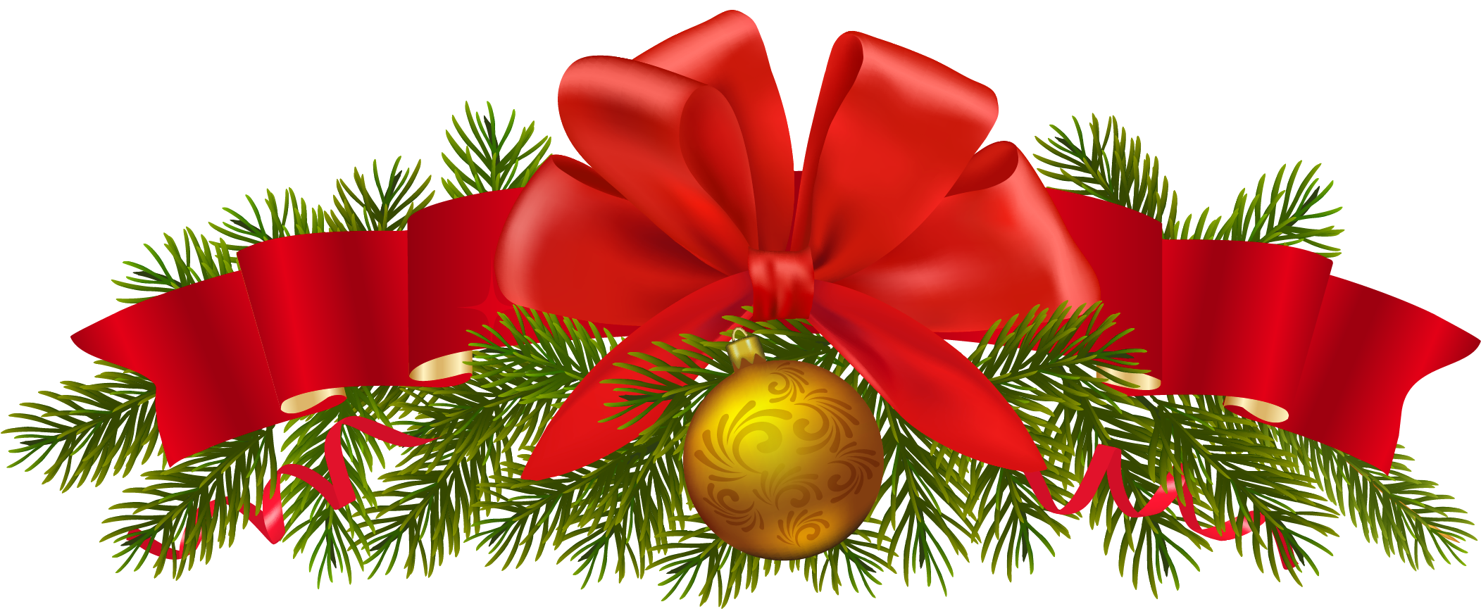 Christmas Decoration Png - Christmas Decorations Clipart (2102x956)