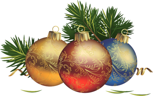 Christmas Clipart With - Christmas Clip Art Transparent Background (500x313)