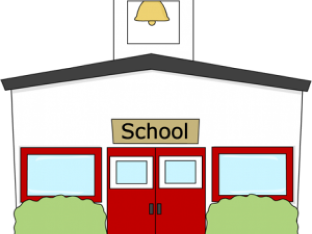 School Clipart Transparent Background - Escuela Clipart (640x480)