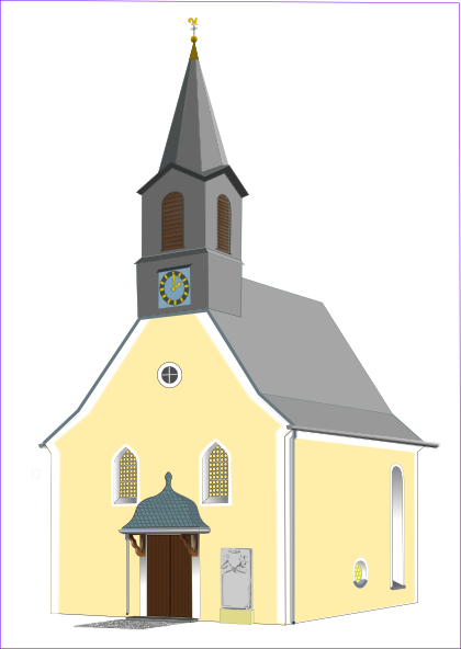 Church Clipart Transparent Background - Church Transparent Background (420x592)