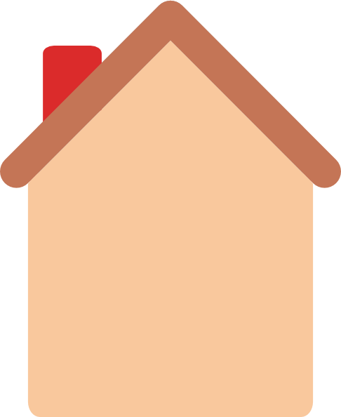 House Clip Art - Plain House Clipart (486x594)