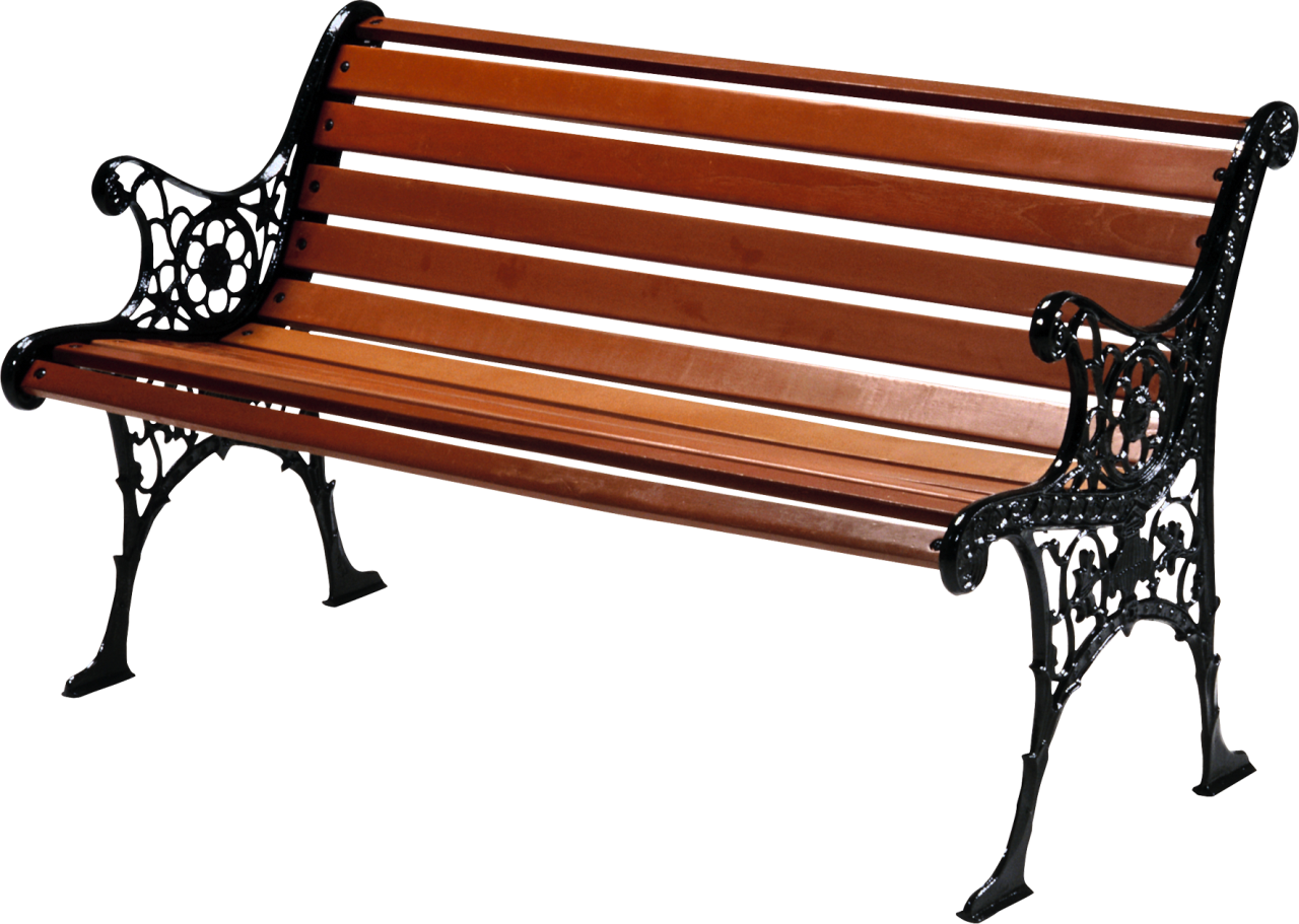 School Chair Clipart For Decoration - Chair In Park Png (1280x911)