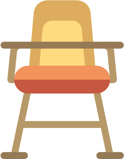 Chair Clipart Baby Chair - Baby High Chair Clipart (512x512)