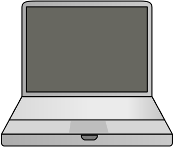 This Image Rendered As Png In Other Widths - Inkscape Laptop (500x400)