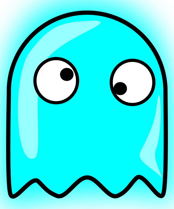 Ghost Clipart Colorful - Pac Man Clipart (600x719)
