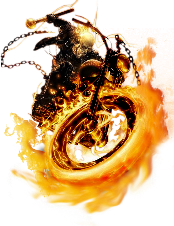Ghost Clipart Gost - Ghost Rider Png (672x757)
