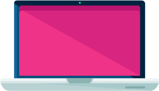 Laptop Free Icon - Pink Laptop Icon Png (512x512)