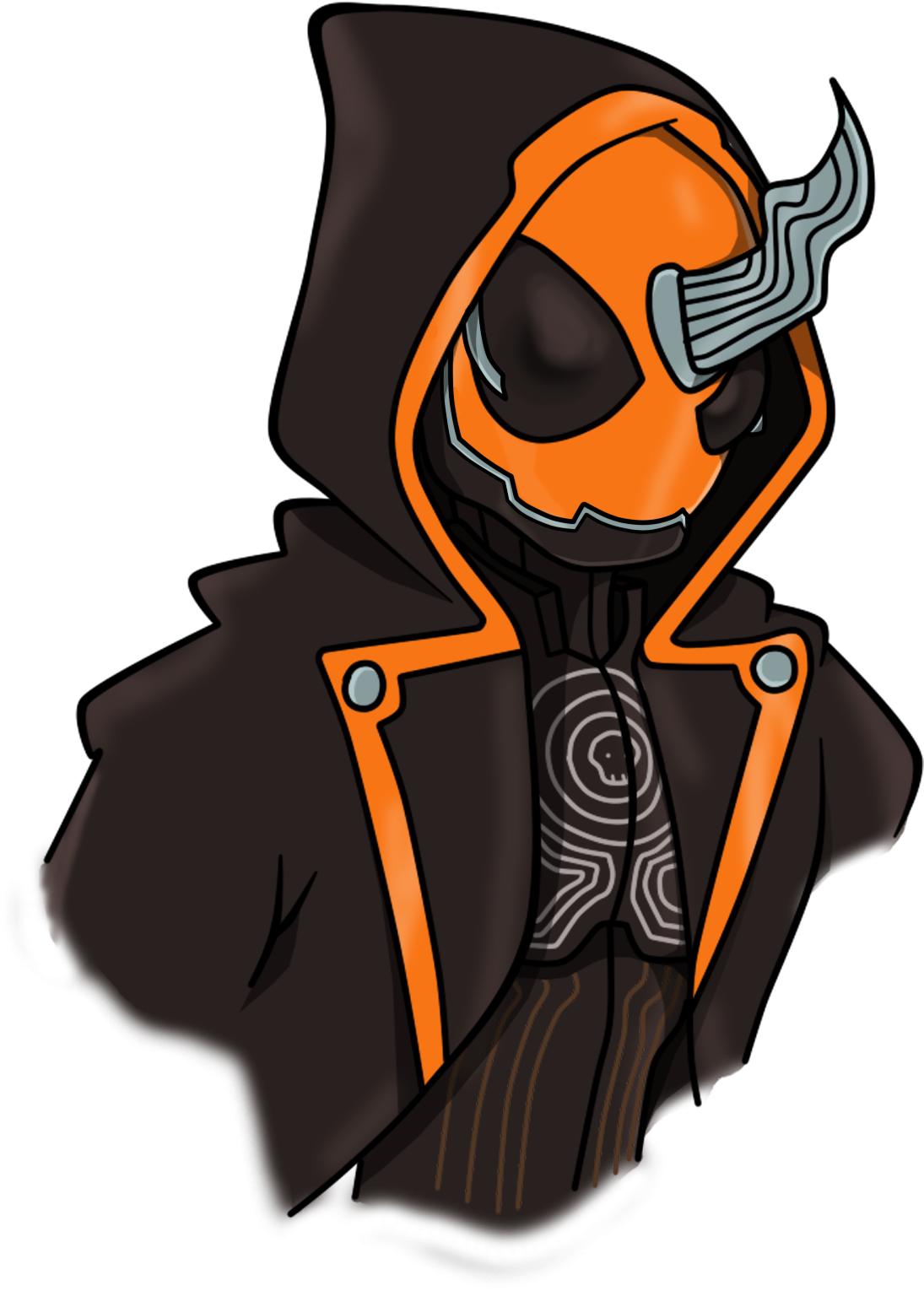 Ghost Rider Clipart Mini - Chibi Kamen Rider W (1200x1600)