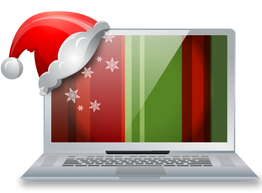 Macbook Icon - Macbook Christmas (512x512)