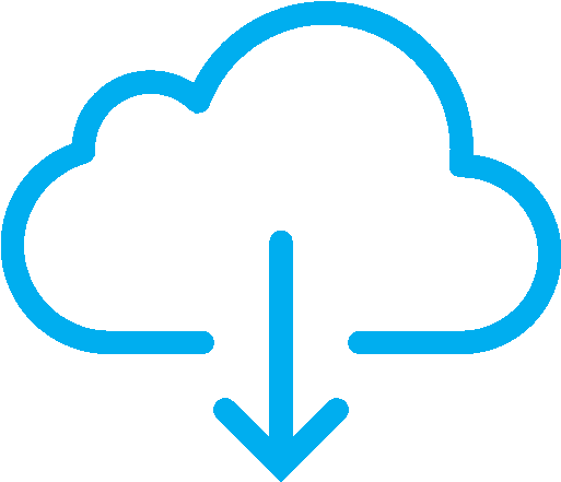 Apps - Cloud Download Icon Png (512x512)