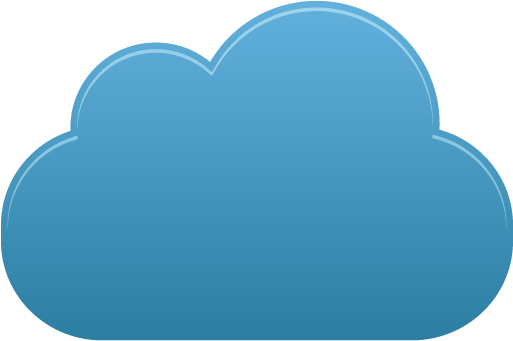 Cloud 2 Icon - Cloud Icon Transparent Png (512x512)
