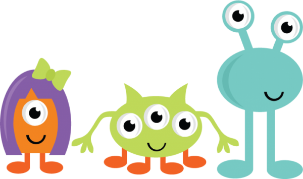 Halloween Monsters Clipart 1 Halloween Monsters Clipart - Halloween Monsters Clipart 1 Halloween Monsters Clipart (600x355)