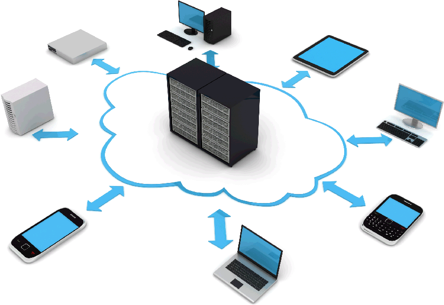 Computer - Cloud Computing Png (900x675)