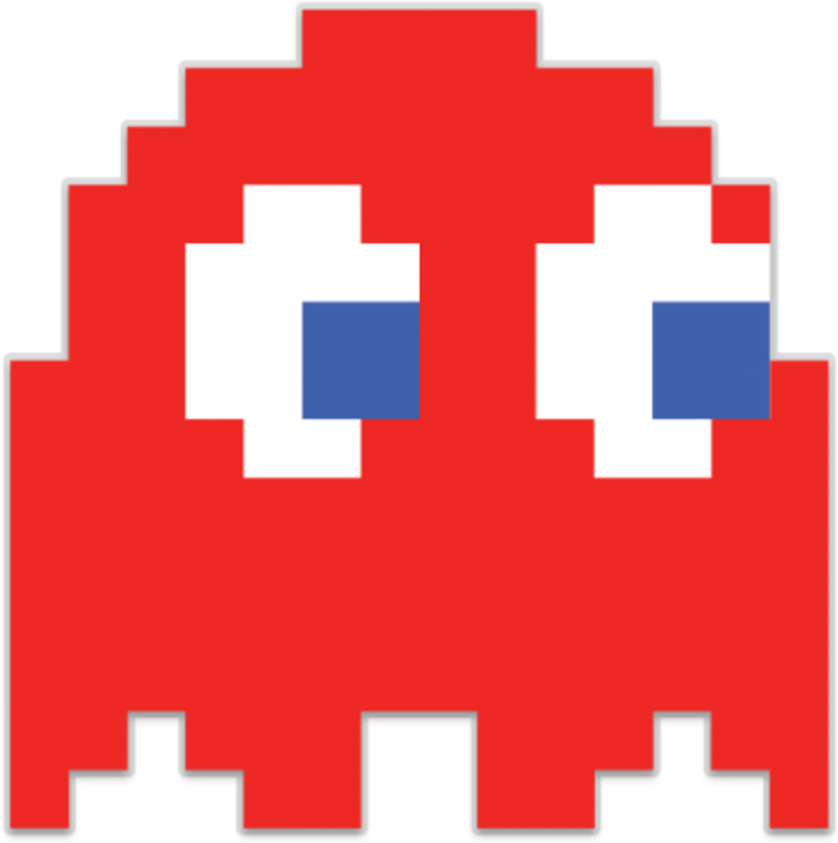 The Red Ghost - Pac Man Red Ghost (980x980)